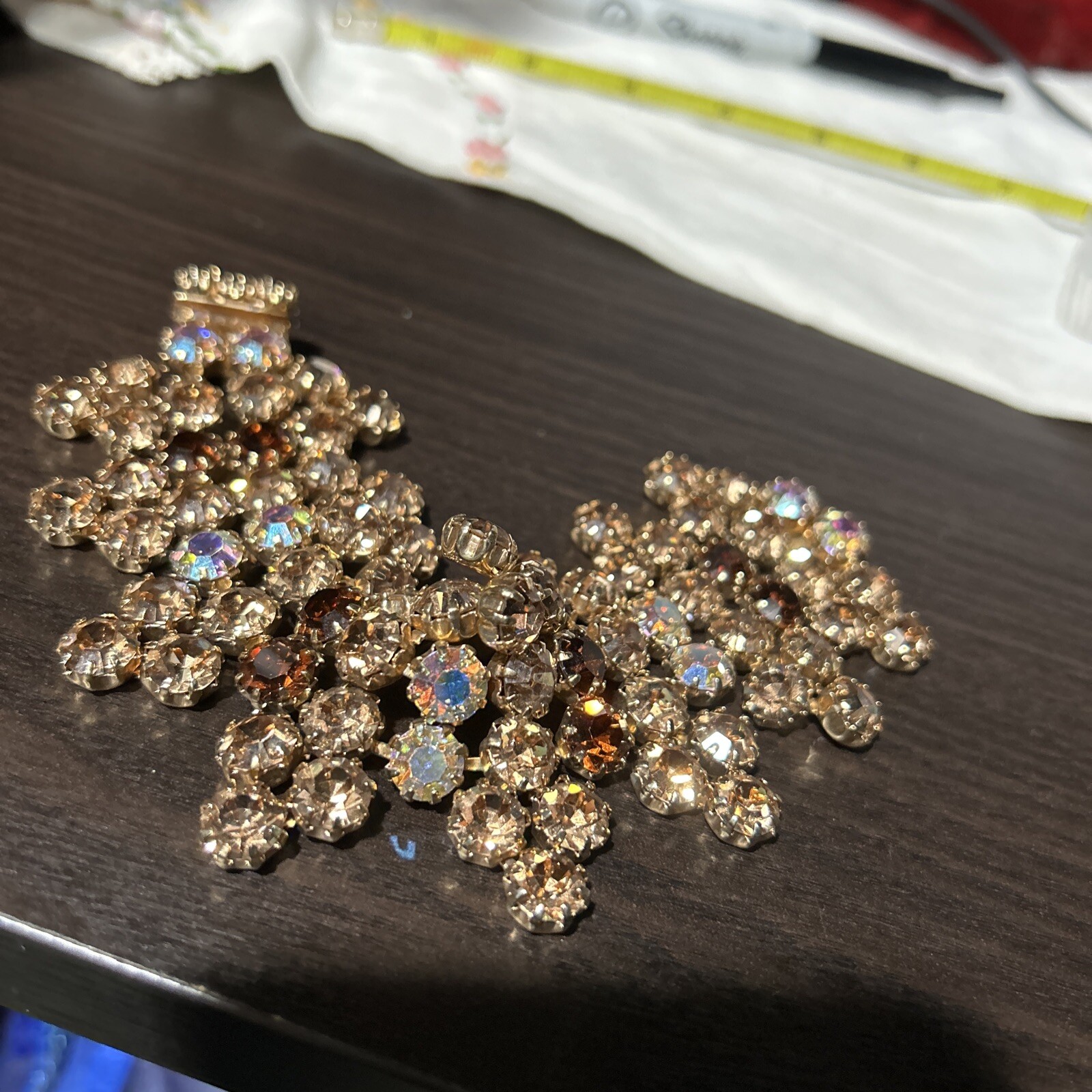 MASSIVE Stunning Vintage Unsigned Schiaparelli AB… - image 4