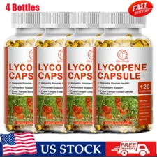4*120pcs Lycopene Capsules High Protency Antioxidant Prostate Health Support