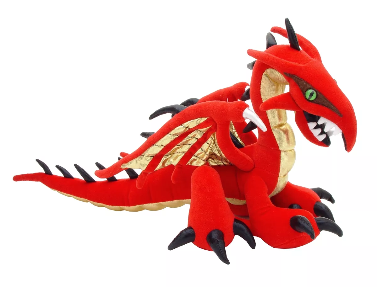 Red Dragon Plush (Large), from the Here Be Monsters Collection by Toy Vault