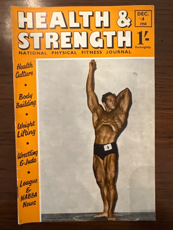 Strength & Health December 4 1958 The Phenomenal Bruce Randall USA