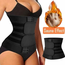 Waist Trainer Corset Sauna Sweat Weight Loss Women Slimmer Belt Body Shaper Yoga