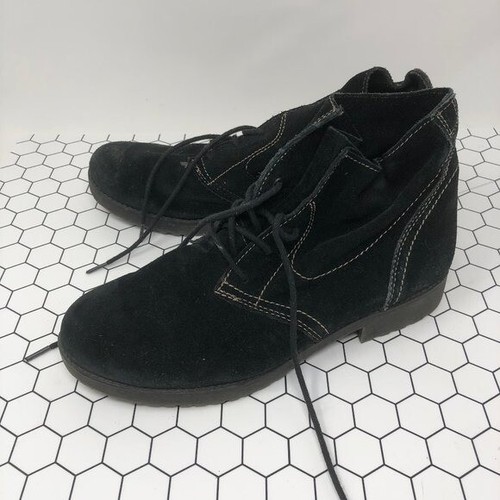 naturalizer black suede boots