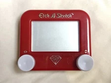 60th Anniversary Etch A Sketch Mini Pocket Drawing Doodle Art Toy | Works Great