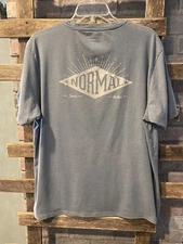 Mens The Normal Brand Pocket T-shirt, Light Grayish Blue T-Shirt, XL