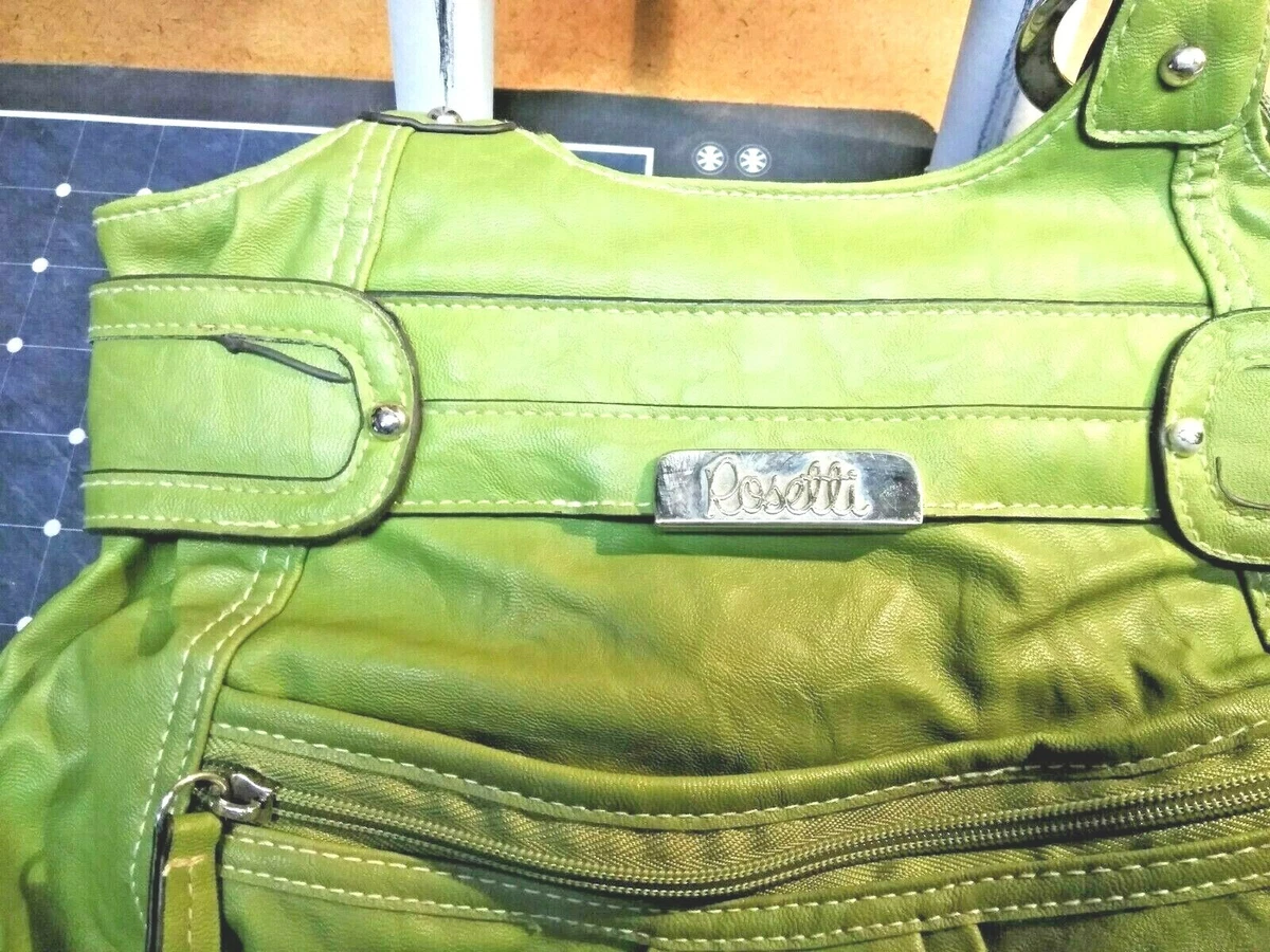 ROSETTI TOTE SHOULDER BAG PURSE OLIVE LIME GREEN SUPER SOFT PURSE