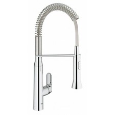 GROHE K7 Medium Single-Handle Pull-Down Sprayer Kitchen Faucet,StarLight Chrome