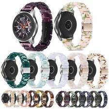 20 22mm Resin Link Strap for Samsung Galaxy Watch 3 41mm 45mm Band Bracelet Belt