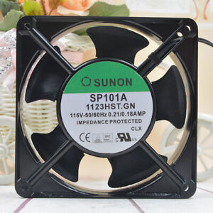 1pcs SUNON SP101A 1123HST.GN 115V 120X38MM 0.21A/0.18A cooling fan
