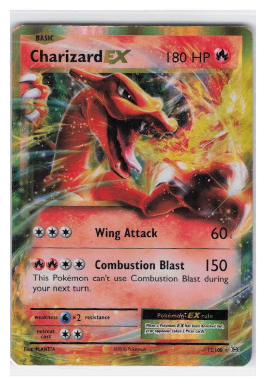 Charizard EX Holo Ultra Rare XY - Evolutions 12/108 LP