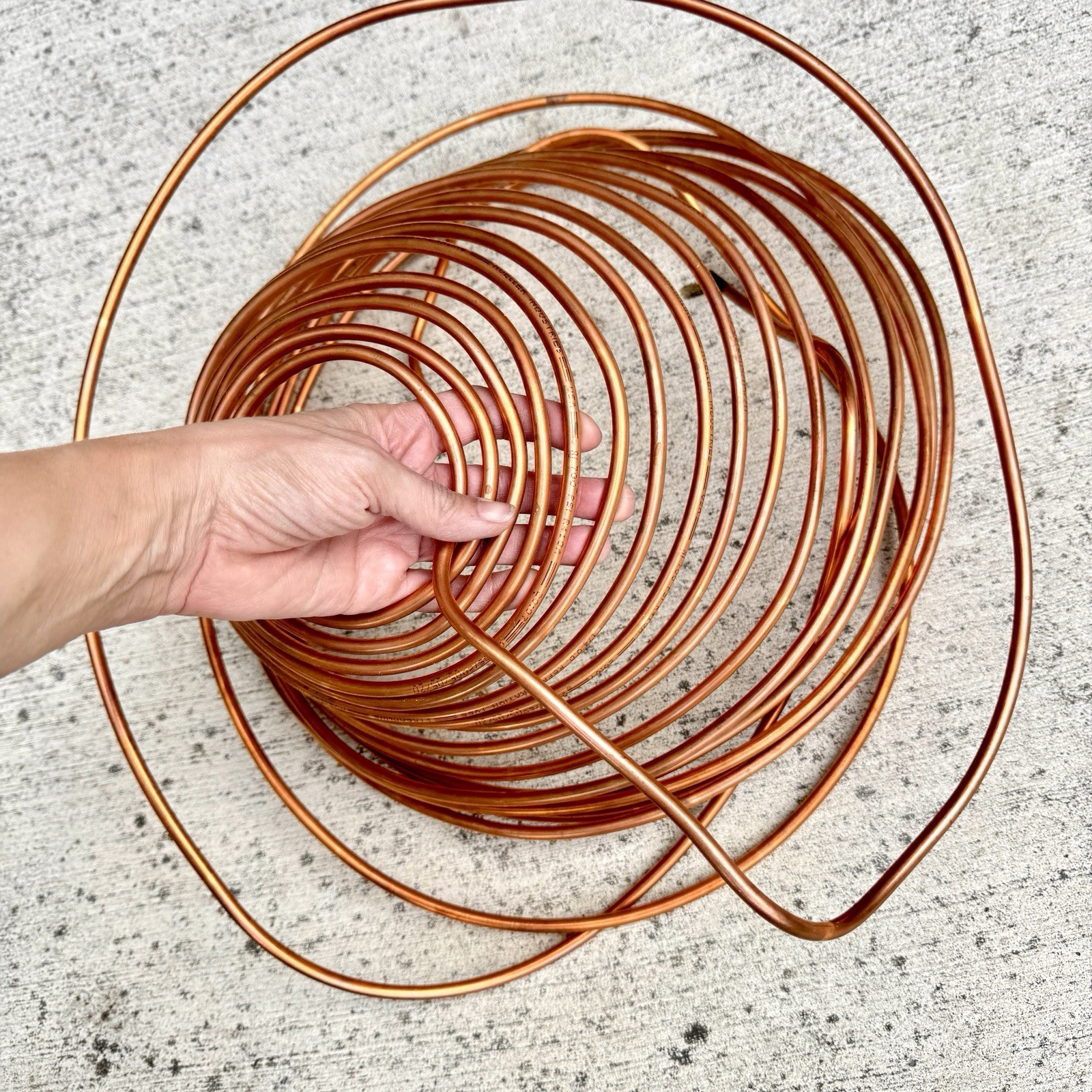 Mueller Streamline Copper Tubing Coil 50 ft Refrigeration 1/4" Tube Garden Craft
