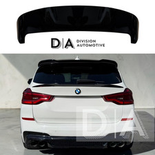 F�R BMW X3 IX3 G01 X3M STYLE HECK KOFFERRAUM DACHSPOILER SPLITTER GLANZ SCHWARZ 2017+