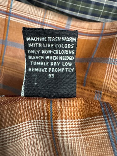 Alexander Julian Colours Mens Shirt 3XL Long Sleeve Plaid Cotton Blend - Picture 3 of 10