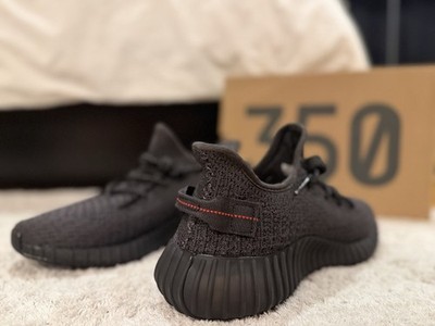 Adidas Yeezy Boost 350 V2 Black Reflective FU9007 Men's Size 8.5