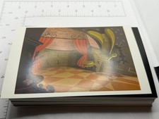 UNUSED POSTCARD: Disney animation drawing art princess