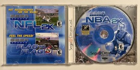 Sega Dreamcast Games, NFL 2k (Disc Only) And NBA 2k (CIB)