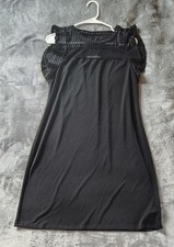 Michael Kors Eyelet Mesh, Flutter Sleeve Dress in Black Size: M - MSRP:$98