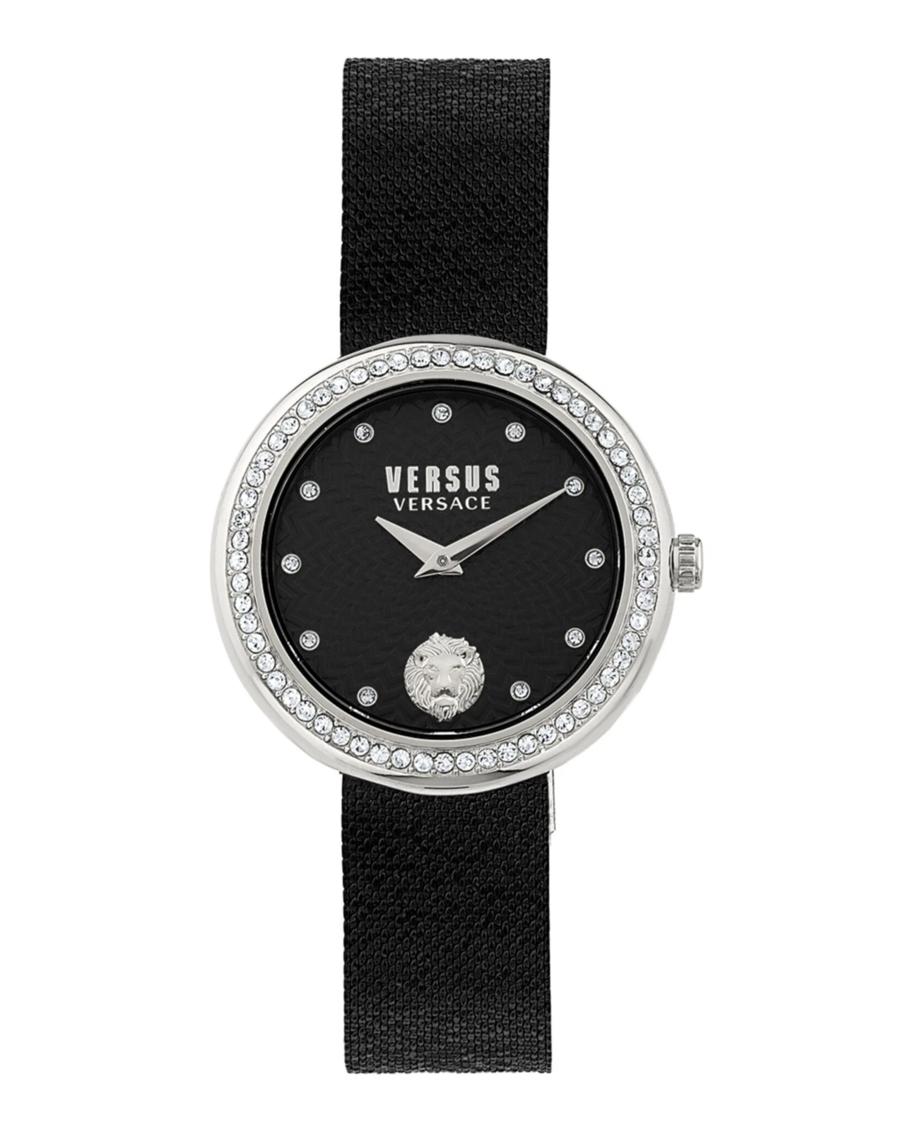 Versus Versace Orologio Donna Lea Cristallo Acciaio Inox 35mm Bracciale Moda