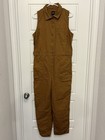 Gap Women's Brown Sleeveless Collared Zip Jumpsuit Straight Leg Pockets Size 10 — photo 1