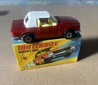Vintage Matchbox - #6 Mercedes 350SL Near Mint Gray Bottom W Box 🔥🔥🔥