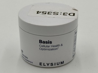 Elysium Basis Cellular Health and Optimization Supplement Free Shipping 02/2027