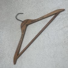 Vintage Crawford Clothes Wooden Hanger New York Bronx Brooklyn Jamaica
