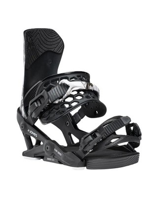 Jones Meteorite Surf Series Unisex Snowboard Bindings, Black, Medium MY26