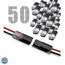 Wire Connectors, Double Wire Plug in Connector, Low Voltage Wire Connector, L...