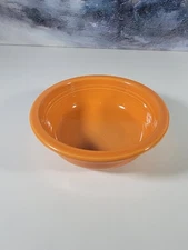 NEW EUC HOMER LAUGHLIN FIESTA TANGERINE RETIRED 8 3/8” LARGE ROUND SERVING BOWL