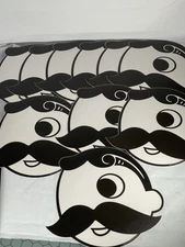 National Bohemian Mr. Boh Face Vinyl Decal Lot Of 10