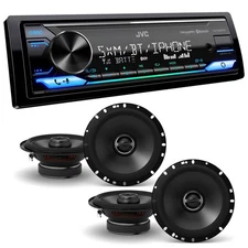 JVC KD-X380BTS Digital Media Receiver + Alpine S-S65 Speakers