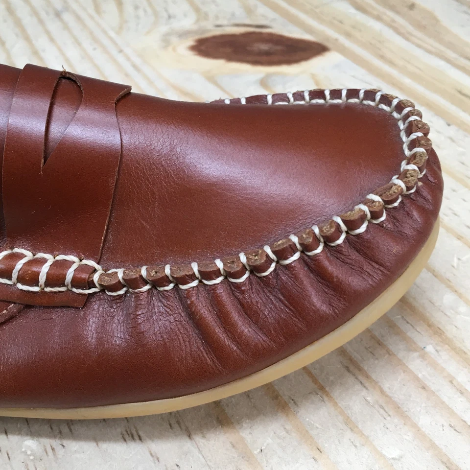 Elephantito Shoes Youth 4 Alex Driver Loafers Brown Slip On Casual Comfort Flats - Image 3 of 4