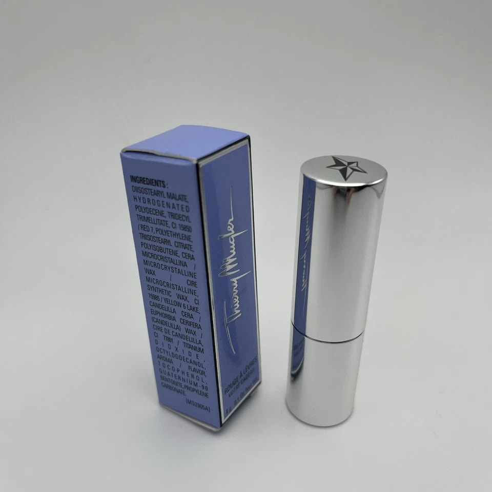 Lápiz labial rojo Thierry Mugler Rouge Á Lèvres Votre Cadeau descontinuado 0,1 oz Foto 2 de 3