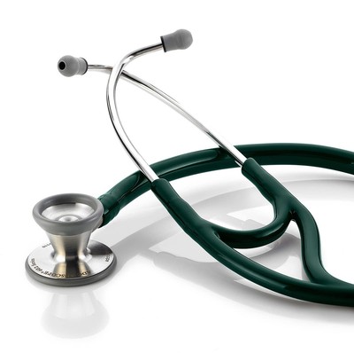 ADC Adscope 602 Traditional Cardiology Stethoscope, 28 inch Length, Dark Green