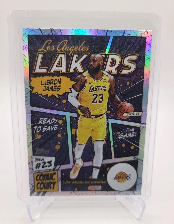 2025-26 Topps NBA Flagship #CC-1 Lebron James Comic Court Lakers Case Hit SSP