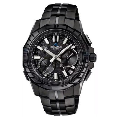 Casio Oceanus Manta 43mm Black Dial Men's Watch OCWSG1000CN-1A