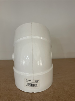 NDS 4P03 45-Degree Street Elbow, PVC, 4 inches