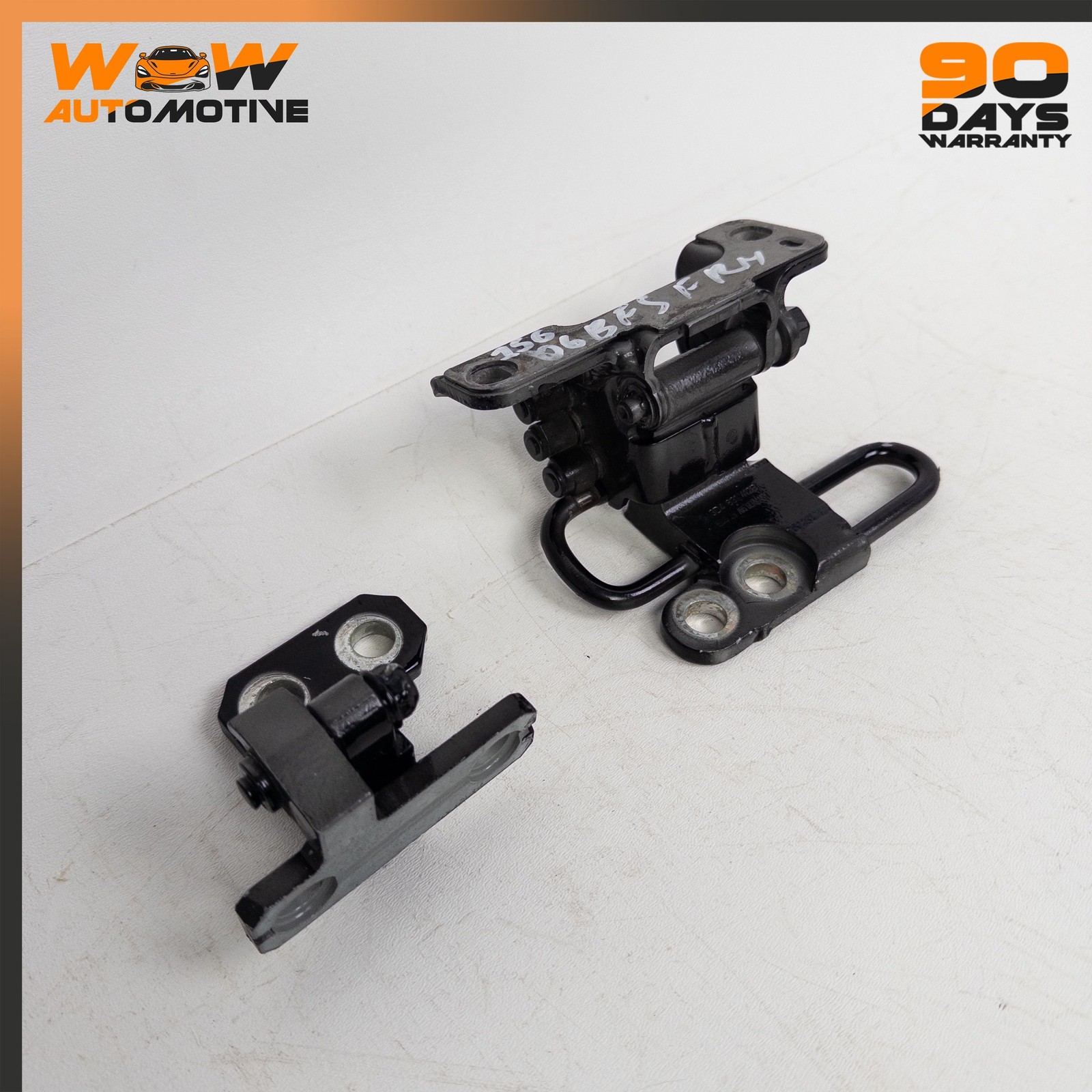 06-13 BENTLEY CONTINENTAL FLYING SPUR FRONT RIGHT LOWER UPPER DOOR HINGE SET OEM