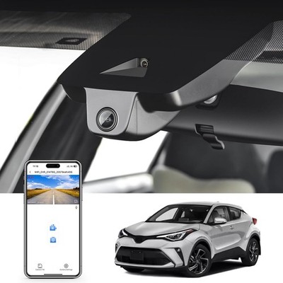 Mangoal Front 4K & Rear 1080P Dash Cam für Toyota C-HR 2018-22 OEM Look GPS APP