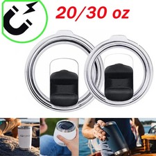 Tumbler Replacement Lids 20/30oz Proof Splash Resistant Plastic Cover NEW 2026