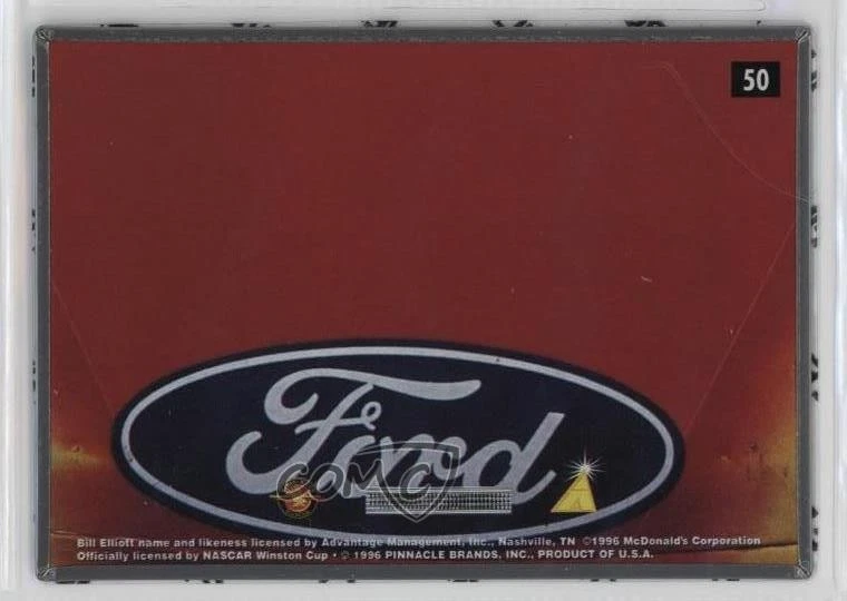 1997 Pinnacle Precision Steel Bill Elliott Racing #50 HOF - Image 2 of 2