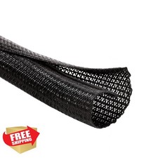 MGI SpeedWare 10ft 1/4" Braided Split-Sleeve Wire Loom