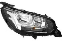 Phare avant droite pour Peugeot 208 et 2008 de 2019 à 2023 optique de rechange noir