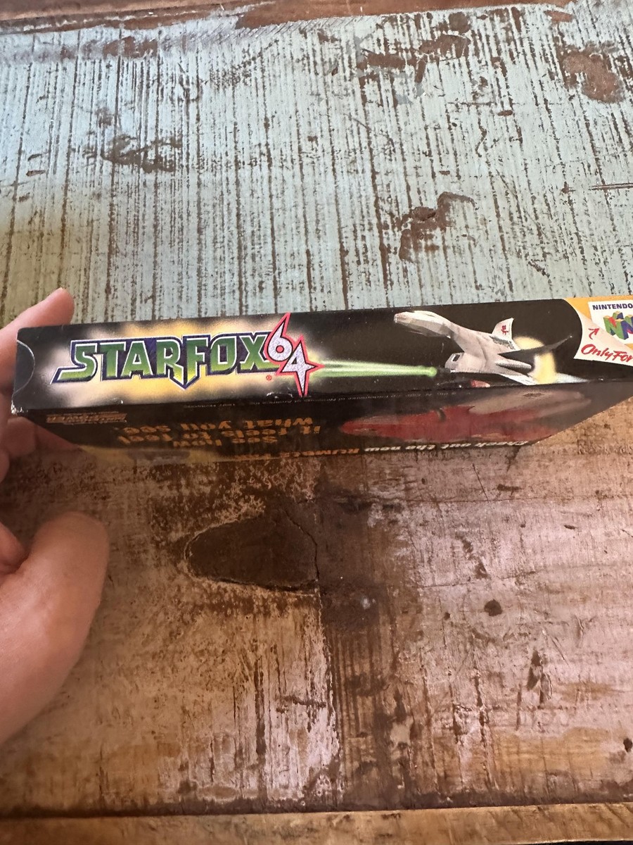 Vintage 1997 Nintendo Star Fox 64 N64 Launch Date Promo VHS Tape