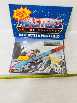 Masters of The Universe Mattel Block Notes With Marker Brand New