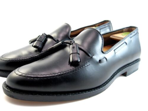 Allen Edmonds "GRAYSON" Men's Leather Tassel Loafers 10 D Black USA (204N) - Bild 3 von 10