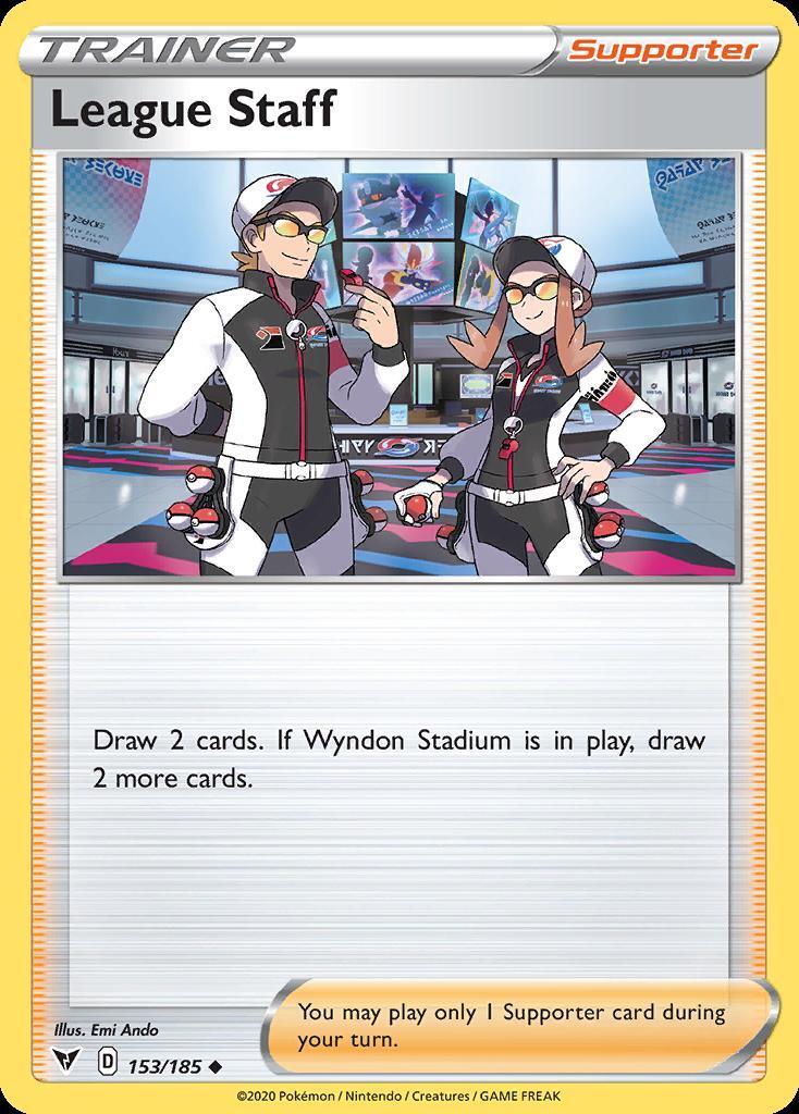 Pokemon League Staff (153/203) Vivid Voltage LP