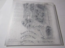 Close To My Heart My Acrylixs Acrylic Cosette Cardmaking C1975