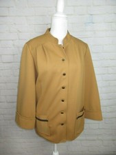 Vintage 1970's Marty Gutmocher women's size XL Tan Blazer Jacket