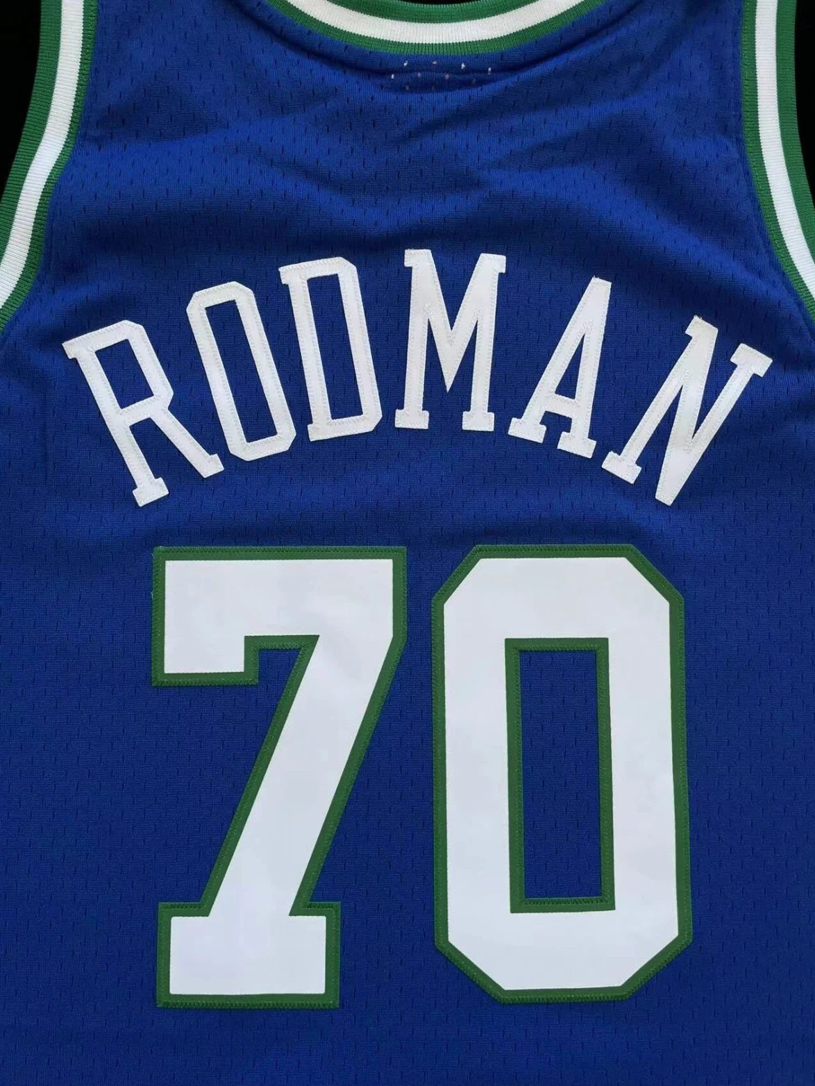 100% Authentic Dennis Rodman Dallas Mavericks 1999-00 Swingman Jersey Throwback - product detail image 2