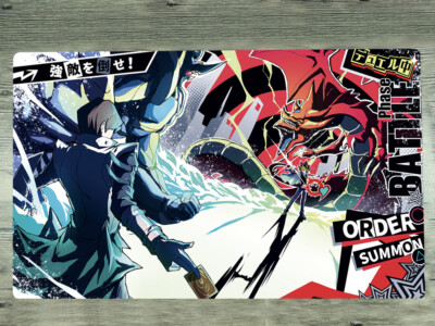 YuGiOh Playmat Slifer the Sky Dragon & Kaiba Seto TCG CCG Card Game Mat Desk Pad
